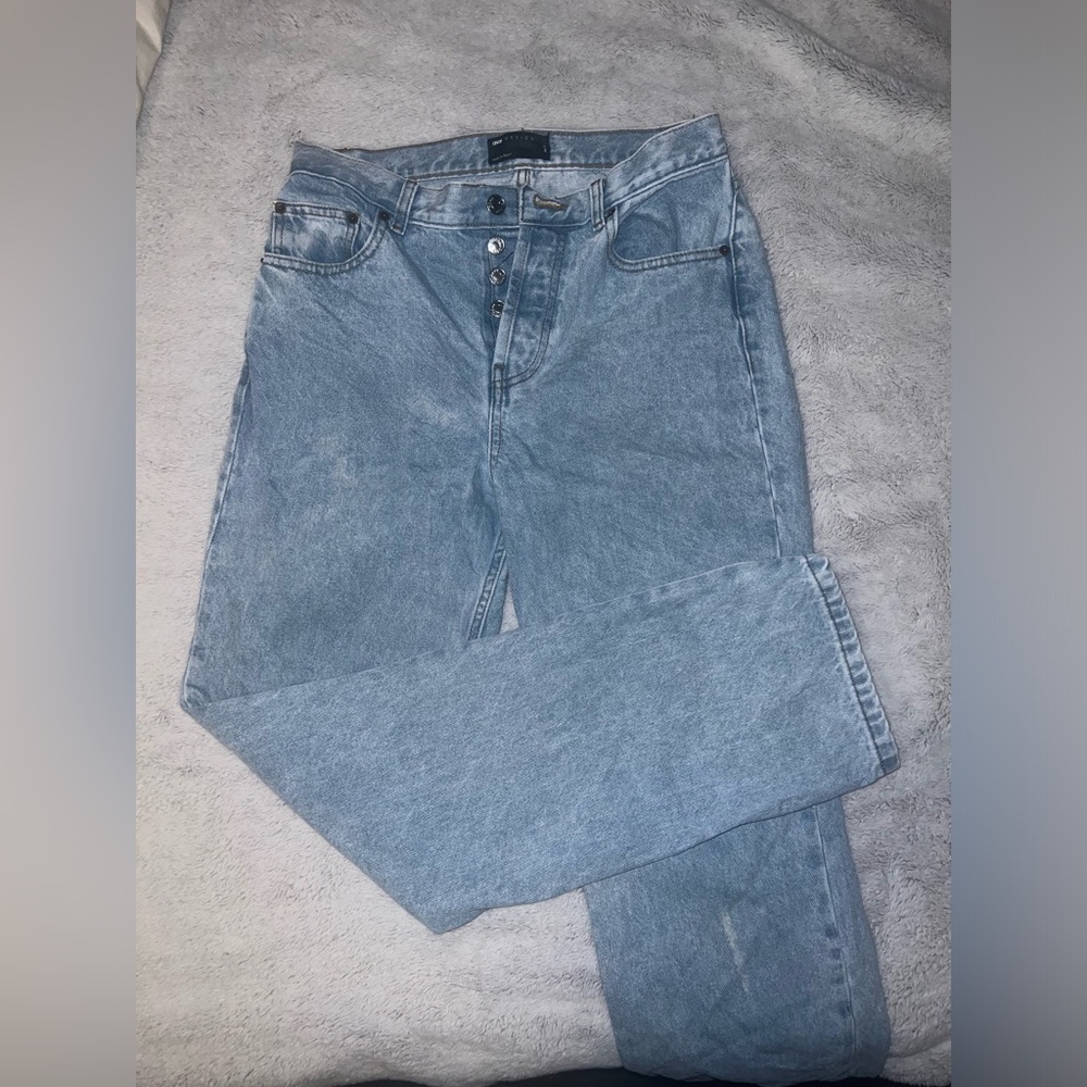 ASOS design boot cut jeans. Mid rise.